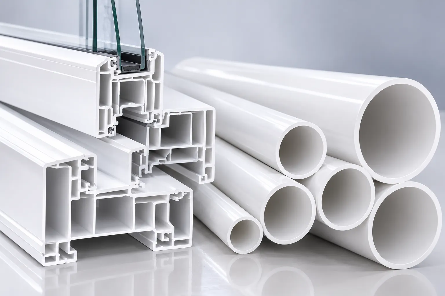 PVC profil ve boru imalatında kullanılan rafine kaolin dolgu