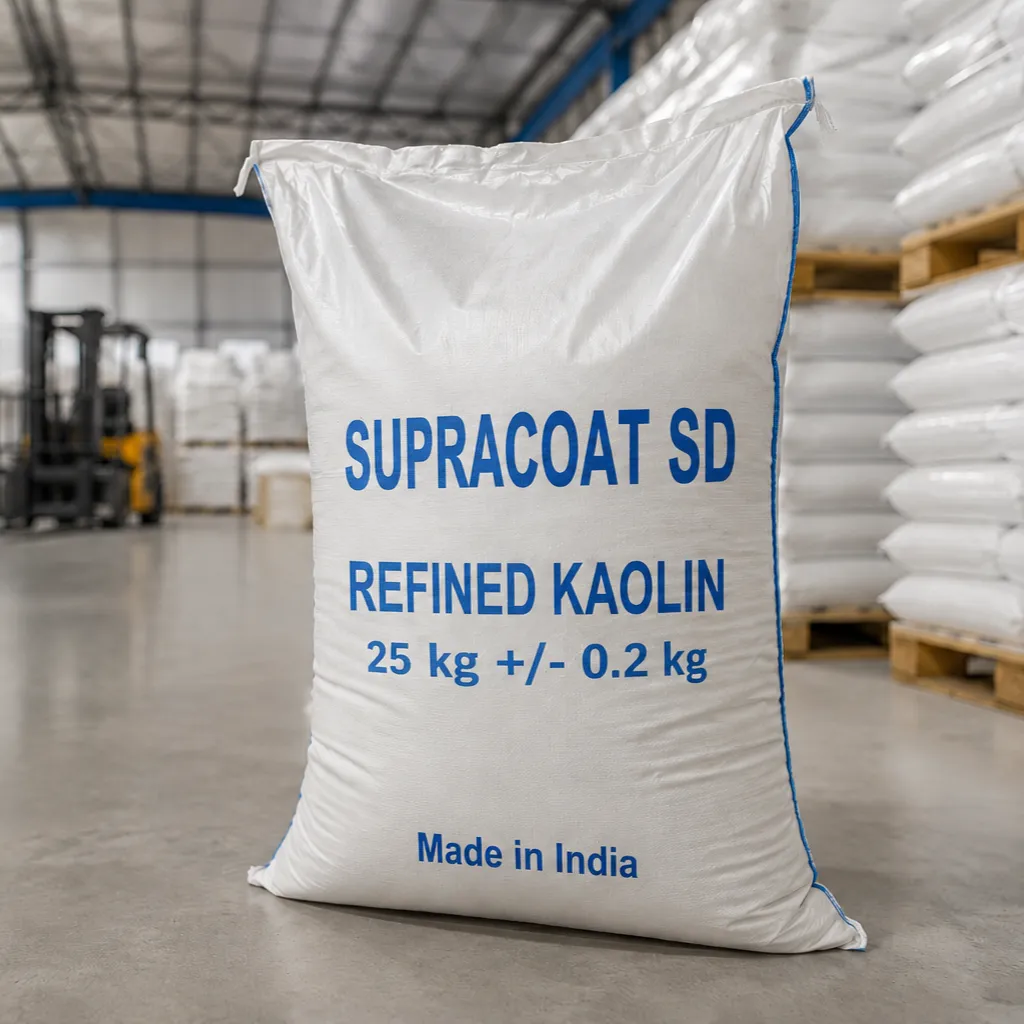 Supracoat SD Rafine Kaolin ambalajı